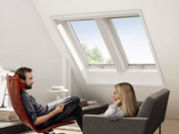 Geschlossene Velux Dachfenster in Hattingen